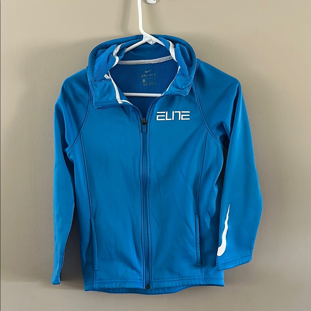 Nike Blue Elite Sweatshirt Athletic Fit